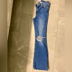 Flying monkey fitted flare jean size 28